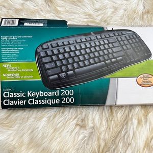 Logitech Classic 200 Computer Keyboard New
